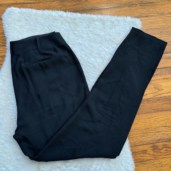 Eileen Fisher 100% Silk Straight Leg Dress Pants Sz 8 - Picture 2 of 9